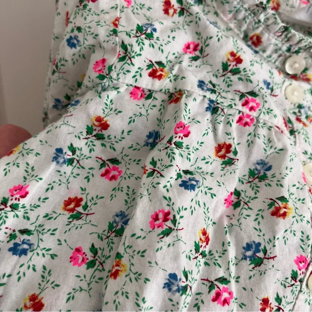 Gap Kids floral button down shirt